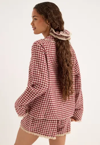Kort julepysj dame